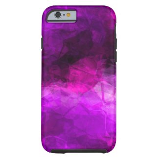 Geometric Purples Abstract Pattern Tough iPhone 6 Case