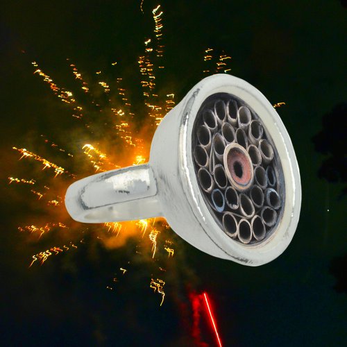 Geometric Pyrotechnic Photographic Circles  Ring