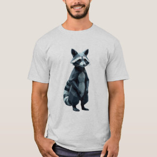 Geometric Raccoon T-Shirt