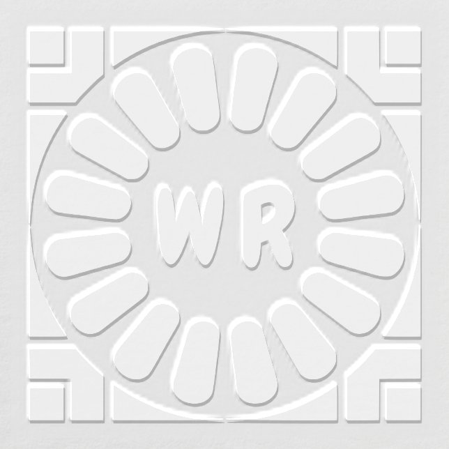 Geometric Radial Capsule Monogram Embosser (Design)