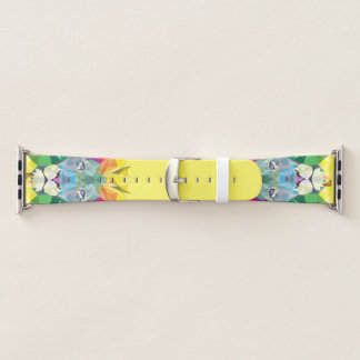 Geometric Rainbow Lion Head Apple Watch Band