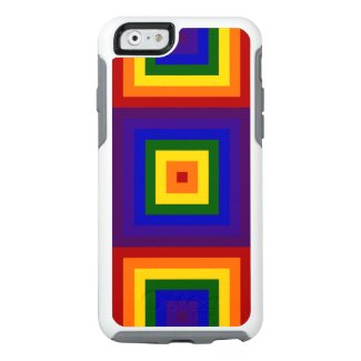 Geometric Rainbow Squares OtterBox iPhone 6/6s Case