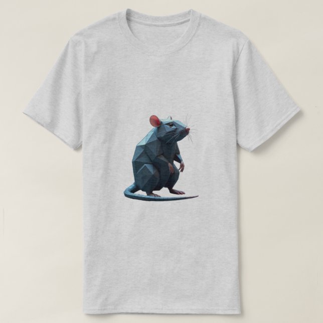 Geometric Rat T-Shirt (Design Front)