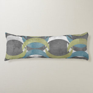 Geometric Repeat I Body Pillow