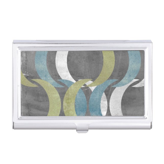 Geometric Repeat I Business Card Case (Front)