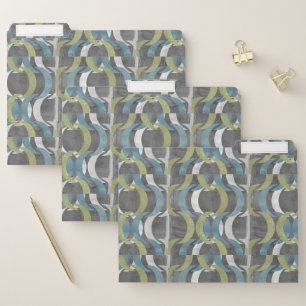 Geometric Repeat I File Folder