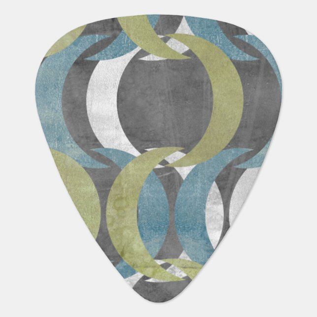 Geometric Repeat I Guitar Pick (Front)