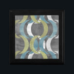 Geometric Repeat I Keepsake Box<br><div class="desc">Patterns</div>