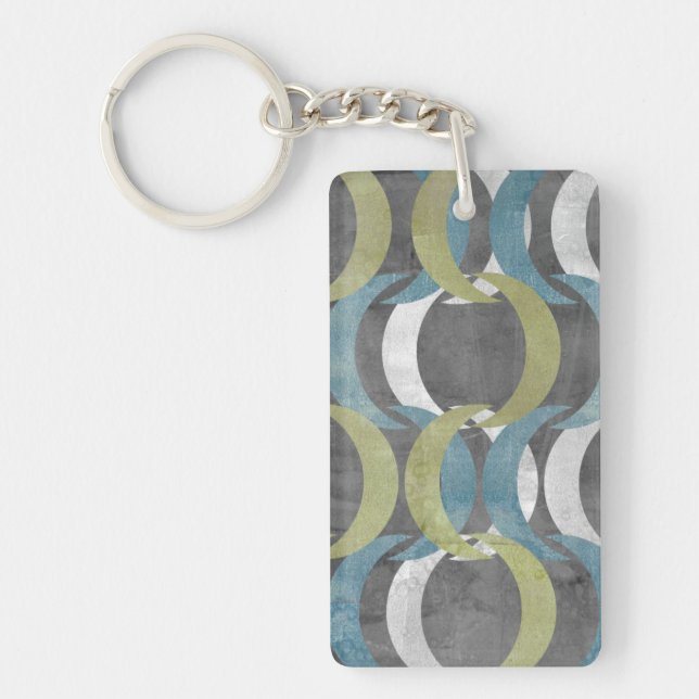 Geometric Repeat I Keychain (Front)