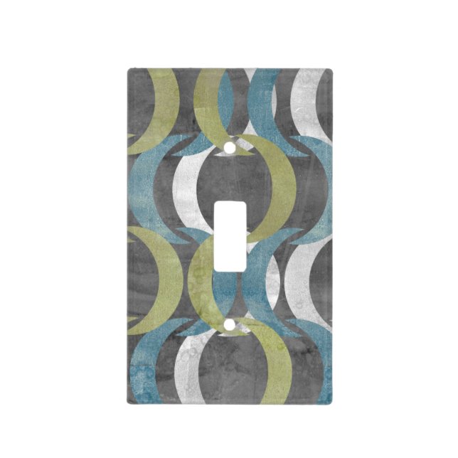 Geometric Repeat I Light Switch Cover (Front)