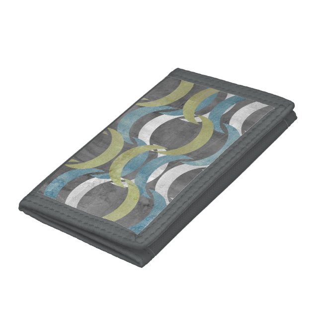 Geometric Repeat I Tri-fold Wallet (Bottom)