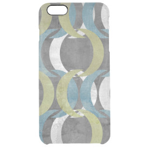 Geometric Repeat I Clear iPhone 6 Plus Case