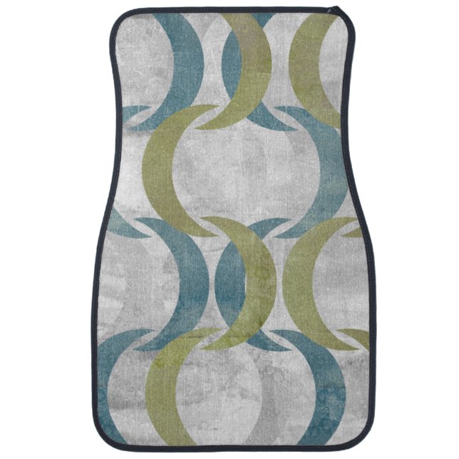 Geometric Repeat III Car Floor Mat (Front)