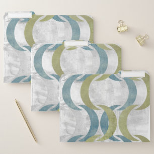Geometric Repeat III File Folder