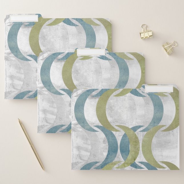 Geometric Repeat III File Folder (Set)