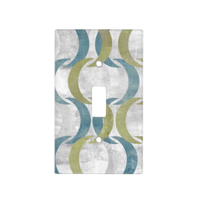 Geometric Repeat III Light Switch Cover (Front)