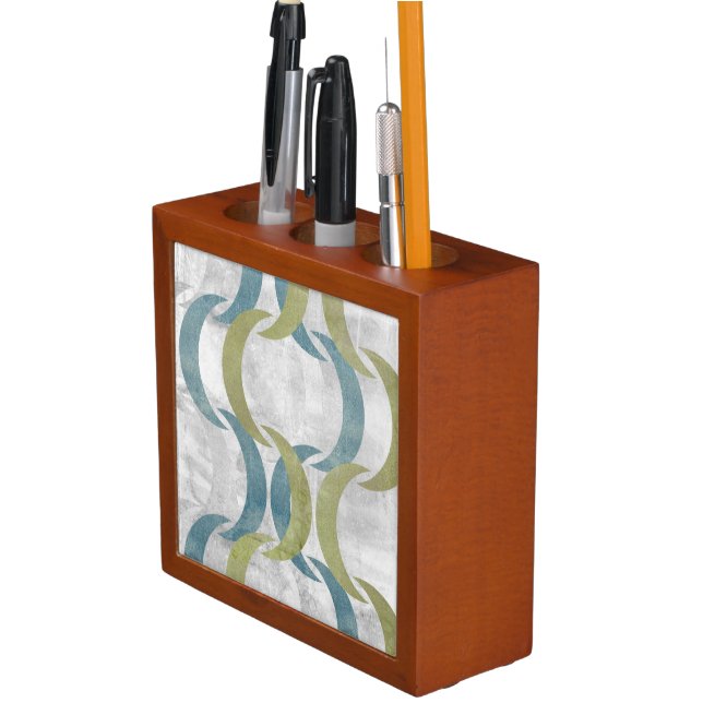 Geometric Repeat III Pencil/Pen Holder (In Situ)