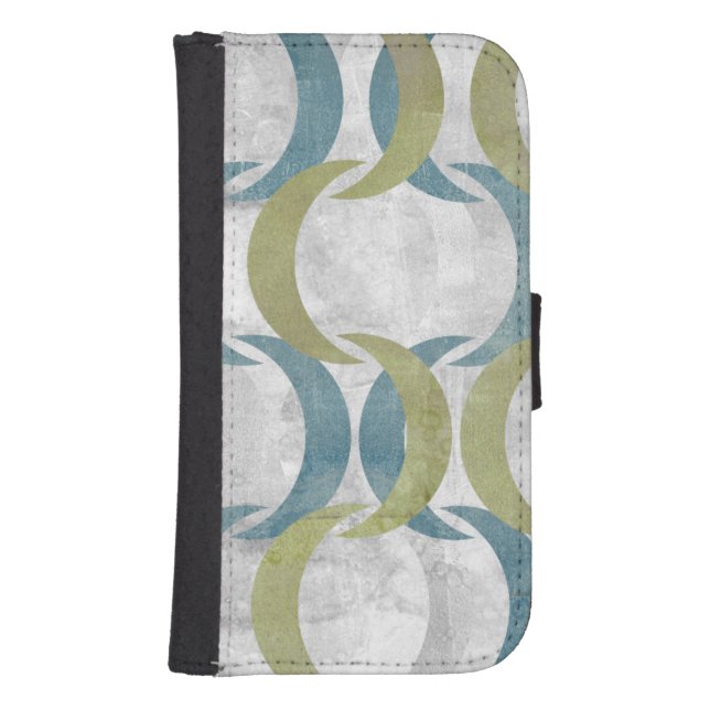 Geometric Repeat III Samsung Galaxy Wallet Case (Front)