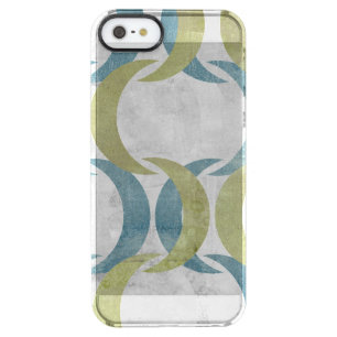 Geometric Repeat III Clear iPhone SE/5/5s Case