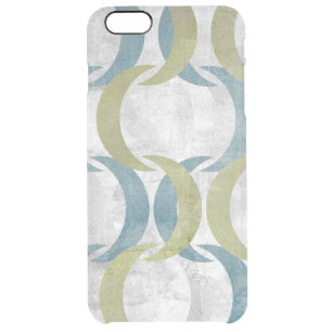 Geometric Repeat III Clear iPhone 6 Plus Case