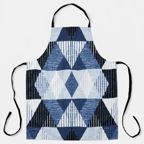 Geometric Repeat Textured Background Apron