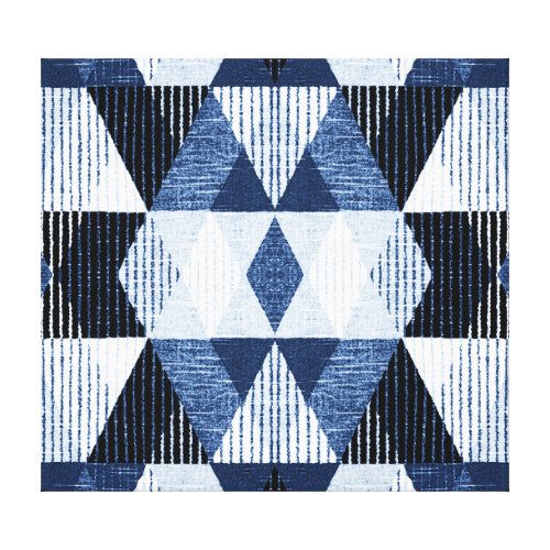 Geometric Repeat Textured Background Canvas Print