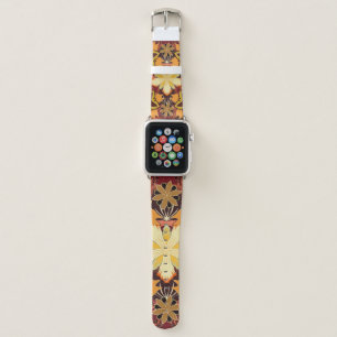 Geometric repeating seamless pattern with hexagon  apple watch band