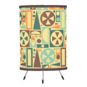 Geometric Retro 1950s Mid-Century Modern Abstract Tripod Lamp (Back)
