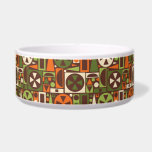 Geometric Retro 50s Mid-Century Modern Abstract<br><div class="desc">This original, retro 1950s / 1960s mid-mod abstract geometric pattern is made of triangles, squares, rectangles and circles. It's designed in vintage shades of orange, green and cream on a brown background. This pretty pattern repeats seamlessly. It's for fans of midcentury modern minimalist art. Add a touch of antique, mod...</div>