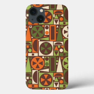 Geometric Retro 50s Mid-Century Modern Abstract iPhone 13 Case