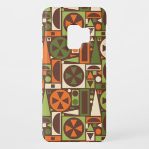 Geometric Retro 50s Mid-Century Modern Abstract Case-Mate Samsung Galaxy S9 Case