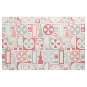 Geometric Retro 50s Mid-Century Modern Abstract Fabric
