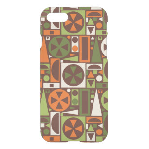 Geometric Retro 50s Mid-Century Modern Abstract iPhone SE/8/7 Case