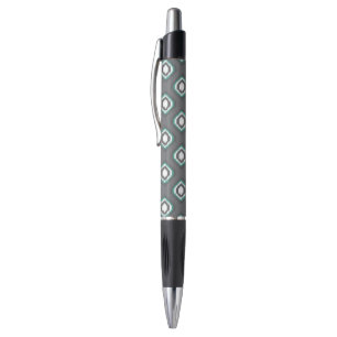 Geometric retro ikat tribal pattern pen