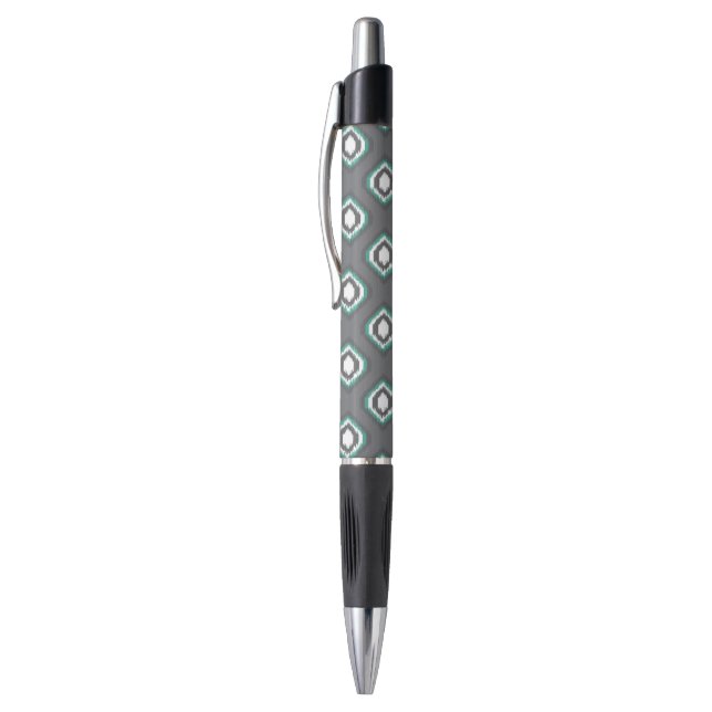 Geometric retro ikat tribal pattern pen (Top (Vertical))
