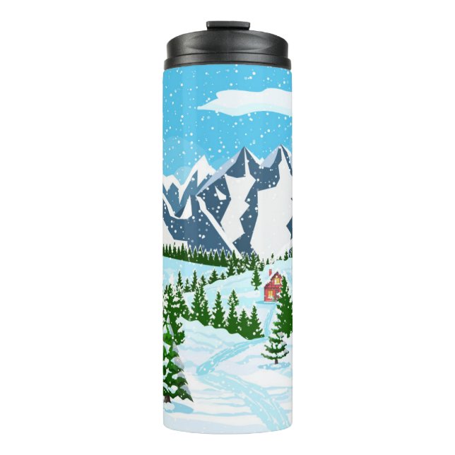 geometric rhombus weave made by hand with the mold thermal tumbler (Front)