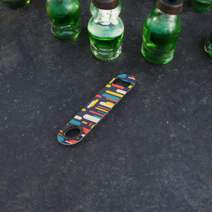 Geometric Rounded Rectangle Pattern Bar Key