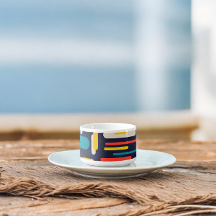 Geometric Rounded Rectangle Pattern  Bowl