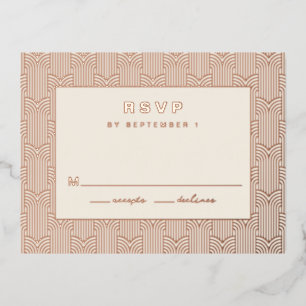 Geometric RSVP Card