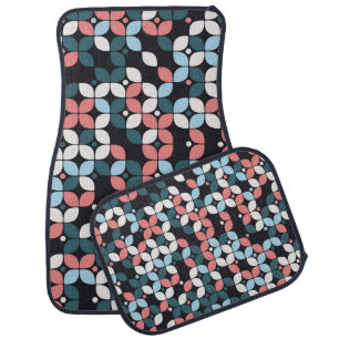 geometric seamless pattern designgeometric,texture car floor mat