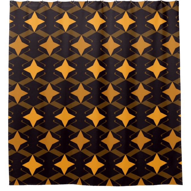 Geometric seamless pattern. Minimal style surface  Shower Curtain (Front)