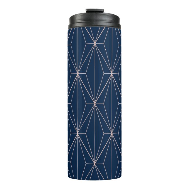 Geometric seamless patterns. Abstract geometric rh Thermal Tumbler (Front)
