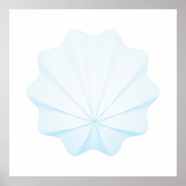 Geometric seashell  I Poster (Front)