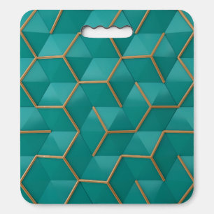 geometric seat cushion