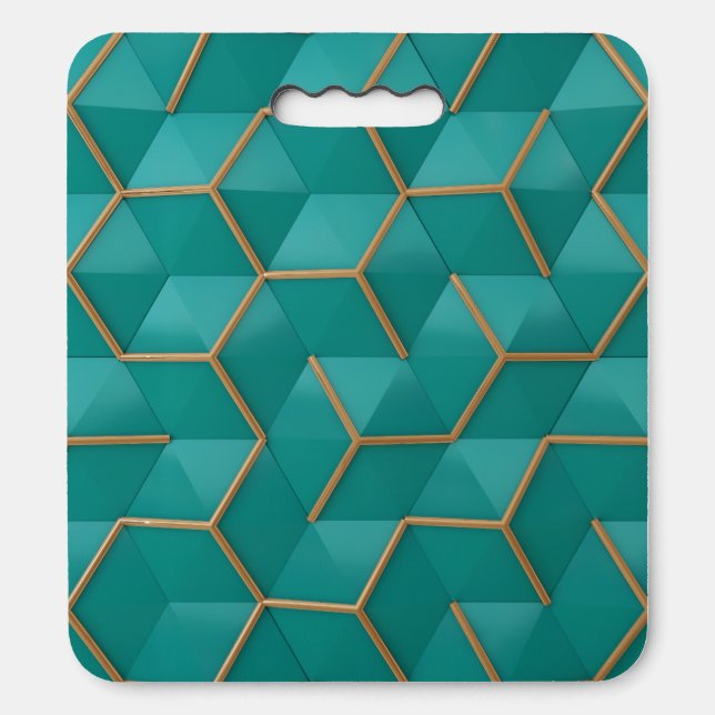 geometric seat cushion (Front Vertical)