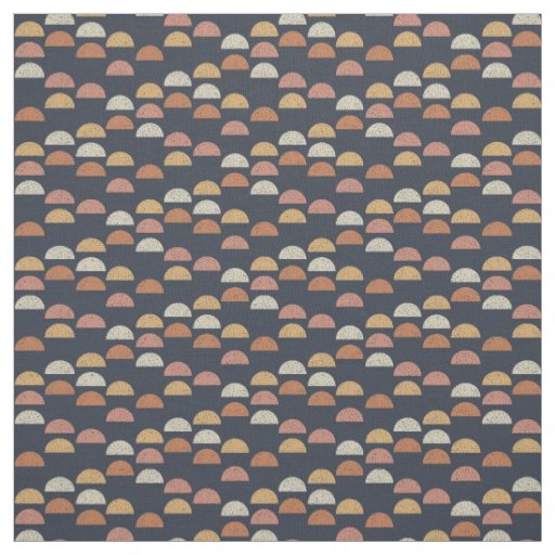 Geometric Semi Circle Pattern Fabric
