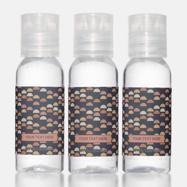 Geometric Semi Circle Pattern Hand Sanitizer (Set)