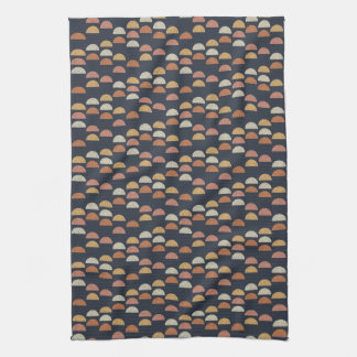 Geometric Semi Circle Pattern Kitchen Towel