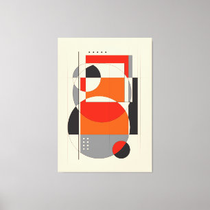 Geometric Shape 3 Geometric Art Canvas Print