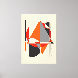 Geometric Shape 4 Geometric Art Canvas Print
